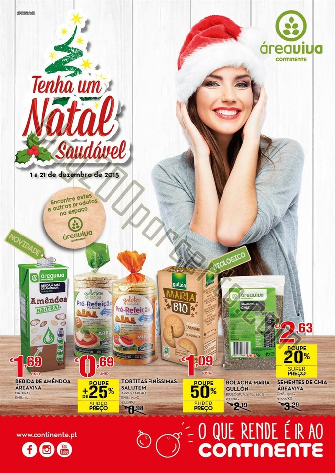 Antevisão Folheto CONTINENTE Natal Área viva de 