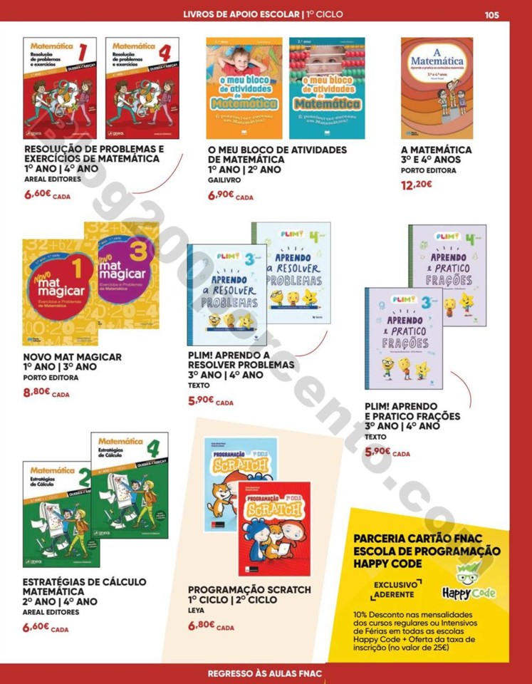 Antevisão Folheto FNAC Regresso às aulas promoç