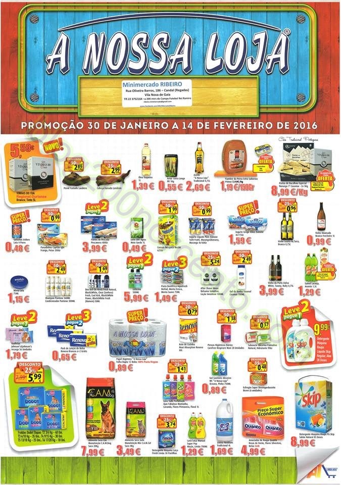 Antevisão Folheto A NOSSA LOJA Promoções de 30 