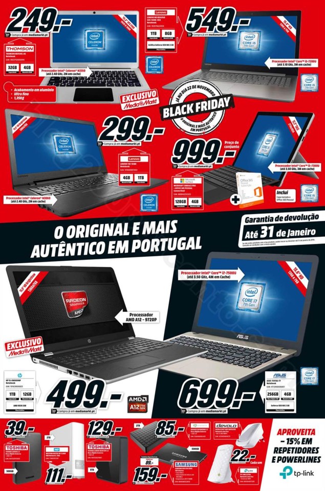 Antevisão Folheto MEDIA MARKET Black Friday promo