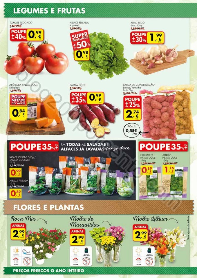 Antevisão Folheto PINGO DOCE Fim de semana de 16 