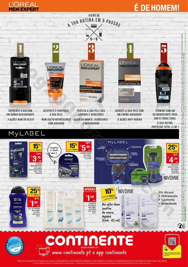 Antevisão Folheto CONTINENTE homem Promoções 28