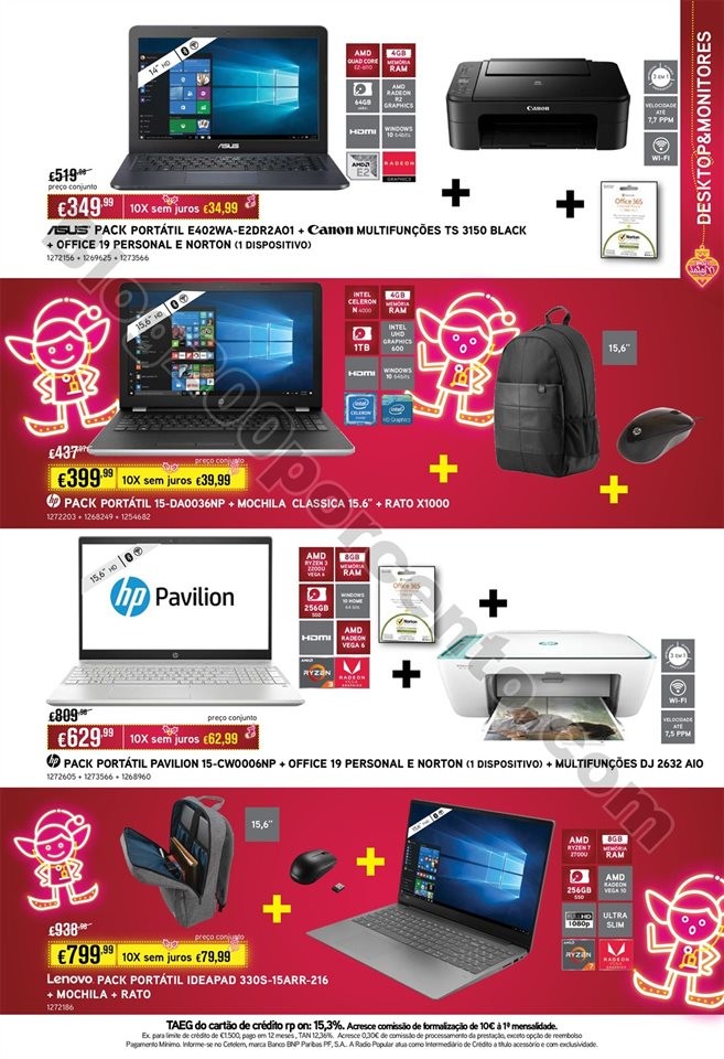 Antevisão Folheto RADIO POPULAR Natal promoções