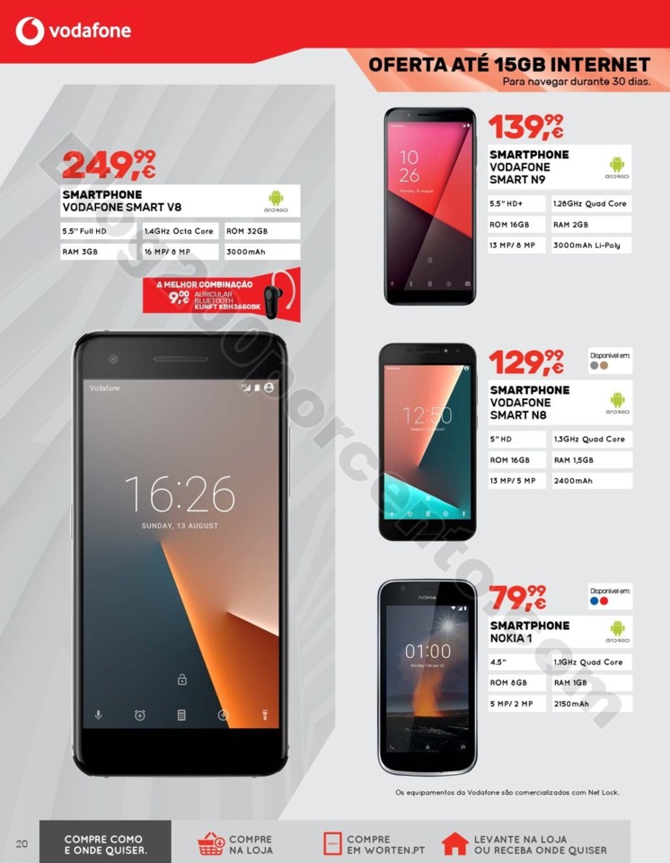 Antevisão Folheto WORTEN Mobile Promoções de 25