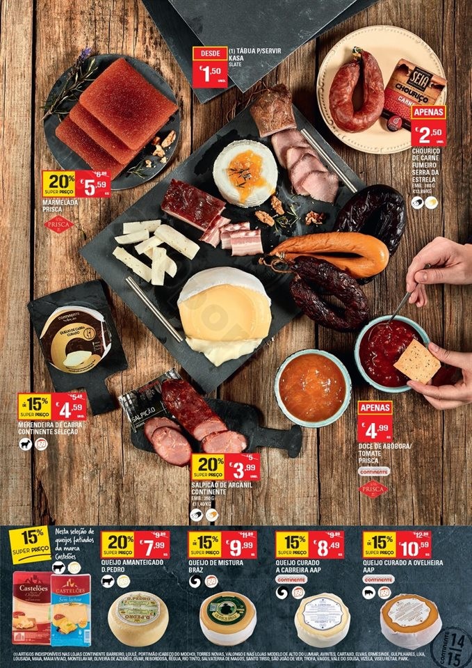 Antevisão Folheto CONTINENTE Feira Queijos, Enchi