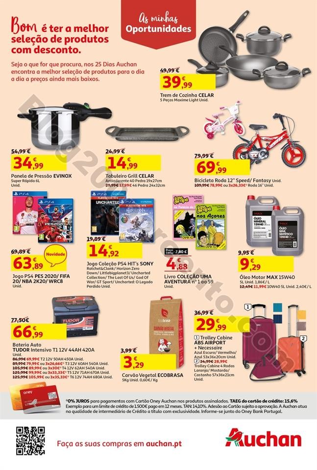 Antevisão Folheto AUCHAN trafego euro promoções