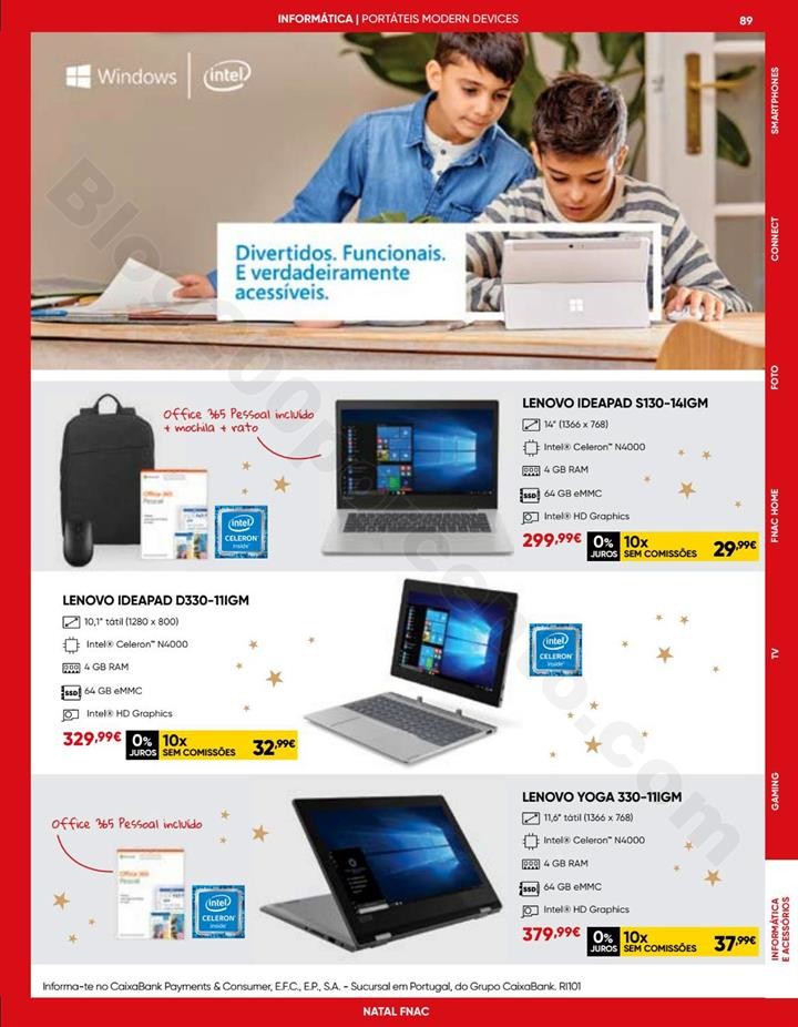 Antevisão Folheto FNAC Natal Tecnologia Promoçõ