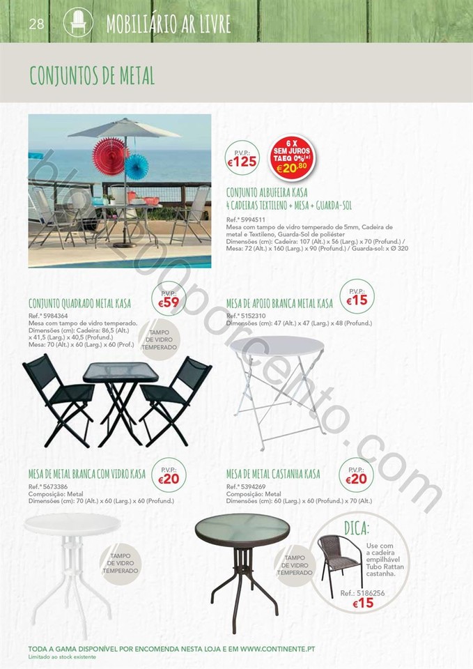 Novo Folheto CONTINENTE Ar Livre até 15 agosto p2