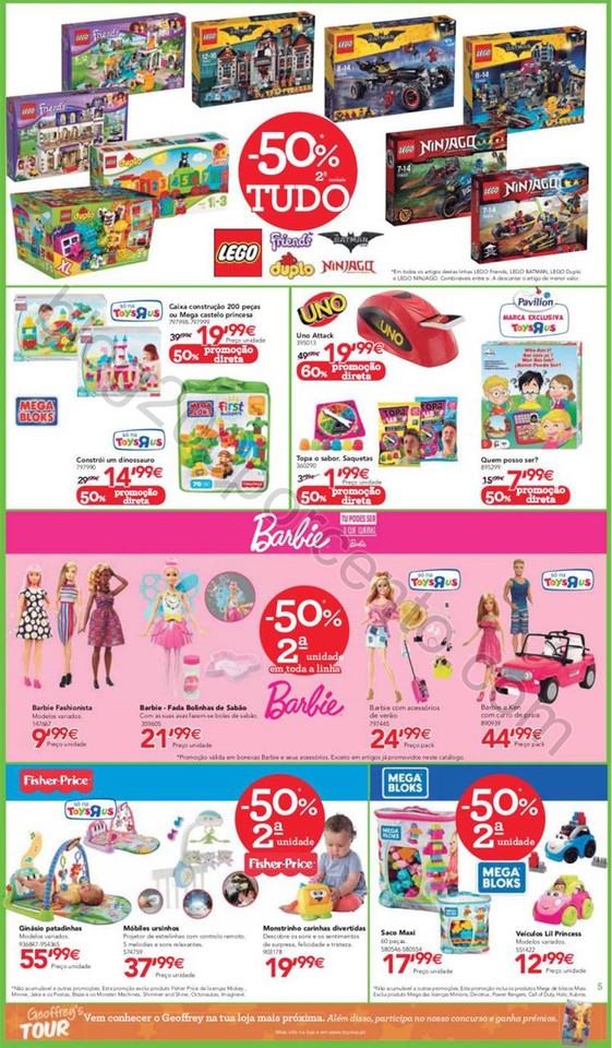 Antevisão Folheto TOYSRUS Extra Dia da Criança d