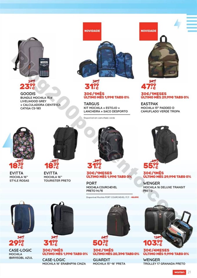 Antevisão Folheto WORTEN Regresso às aulas promo