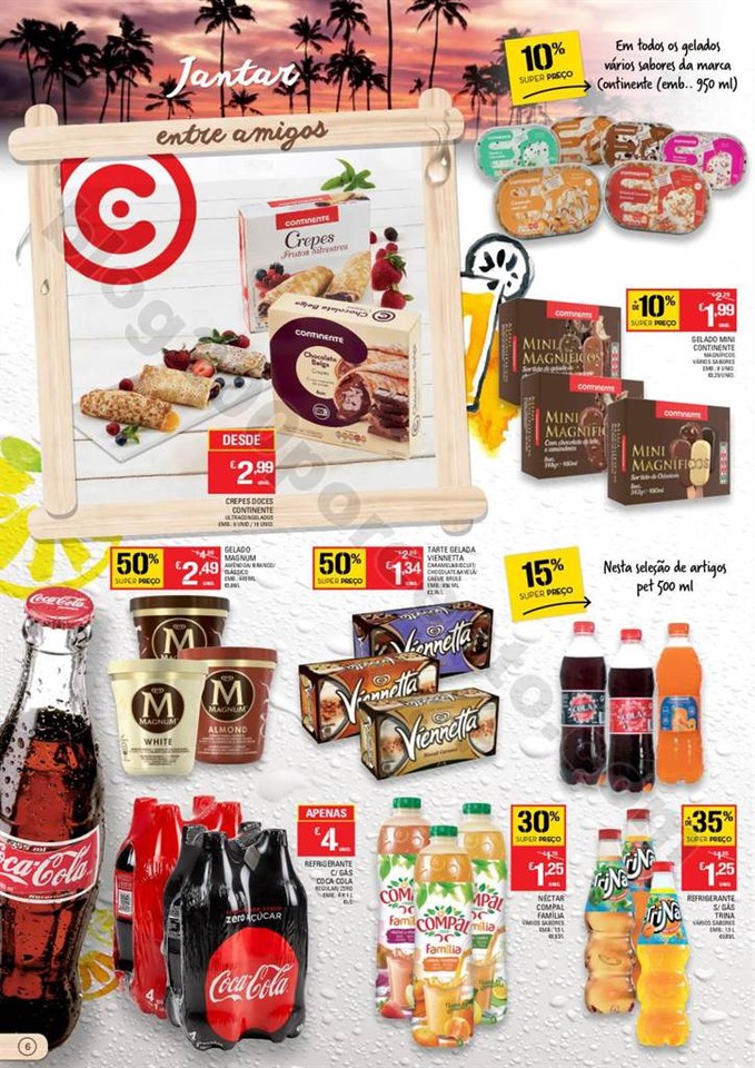 Antevisão Folheto CONTINENTE Gelados e Refrigeran