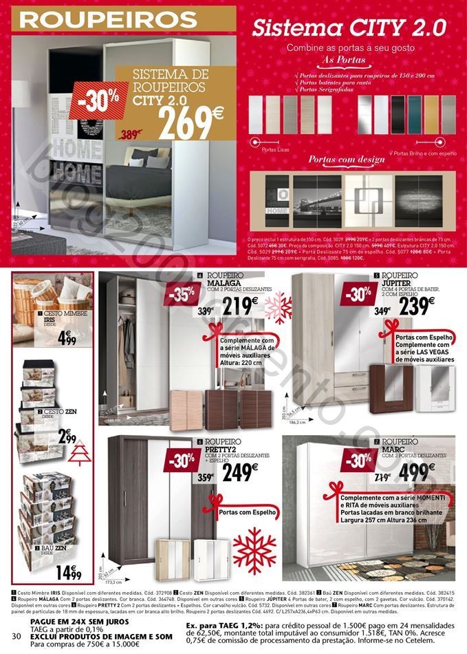 Novo Folheto CONFORAMA Promoções de 15 a 31 deze