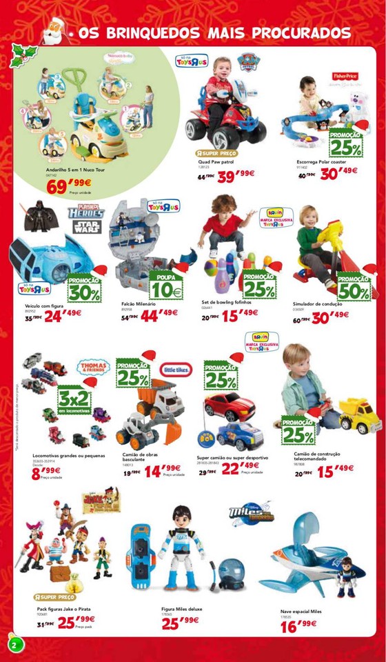 Novo Folheto TOYSRUS Brinquedos Natal de 11 a 22 d