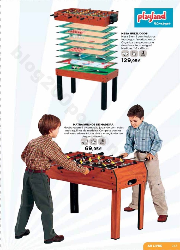 Antevisão Folheto Brinquedos Natal El Corte Ingl