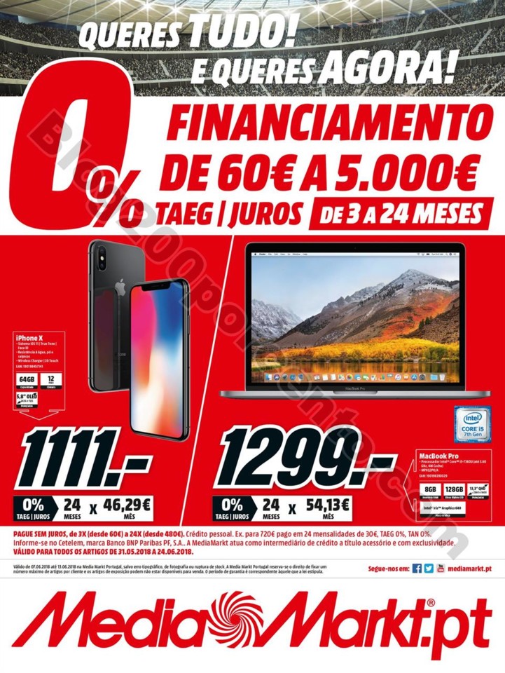 Antevisão Folheto MEDIA MARKT Financiamento Promo