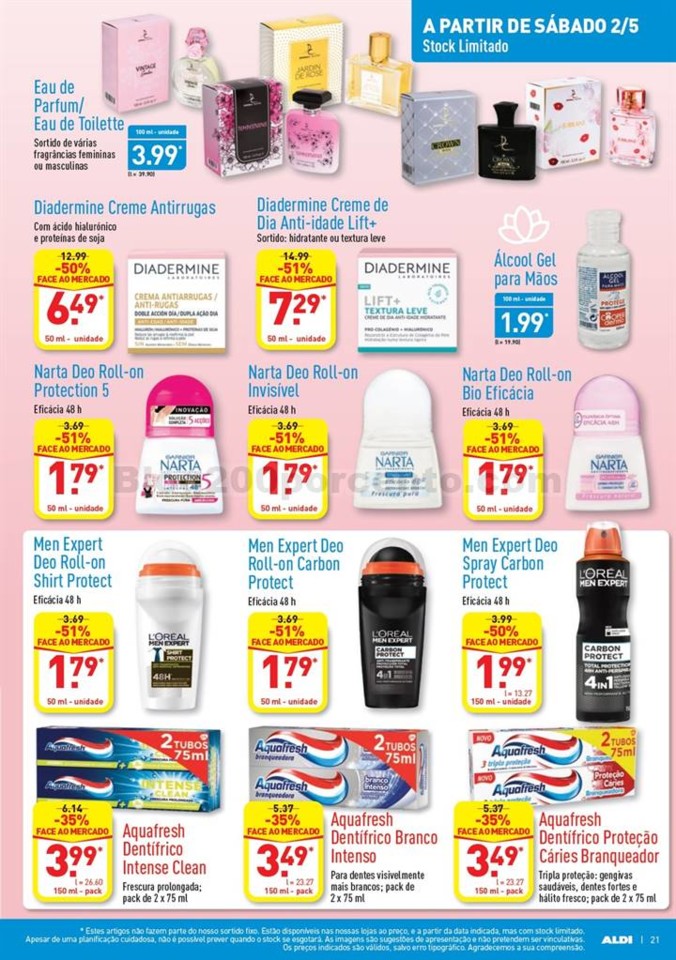 Antevisão Folheto ALDI Promoções de 29 abril a 