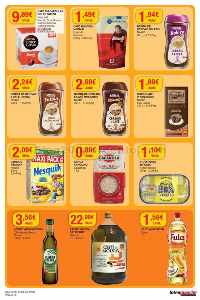 Antevisão Folheto INTERMARCE Promoções de 23 a 