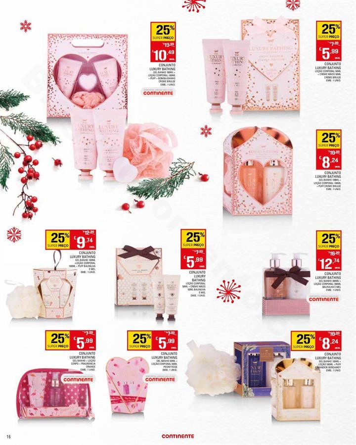 Natal em beleza CONTINENTE 29 outubro a 15 novembr