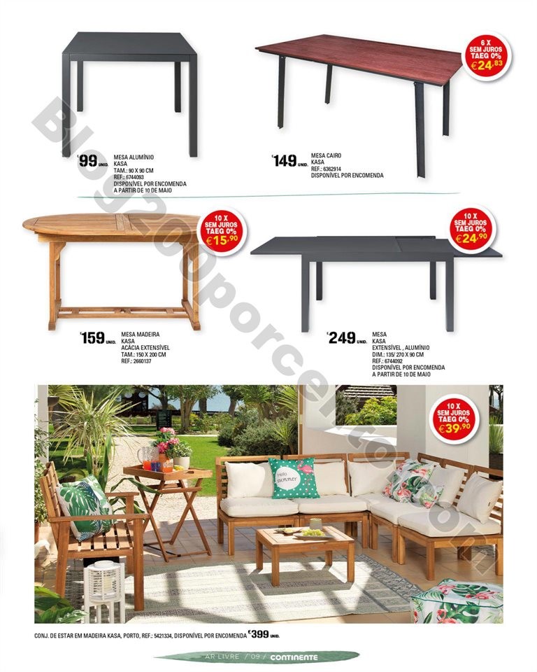 Antevisão Folheto CONTINENTE Feira ar livre promo