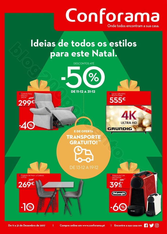 Antevisão Folheto CONFORAMA Natal Promoções e 1