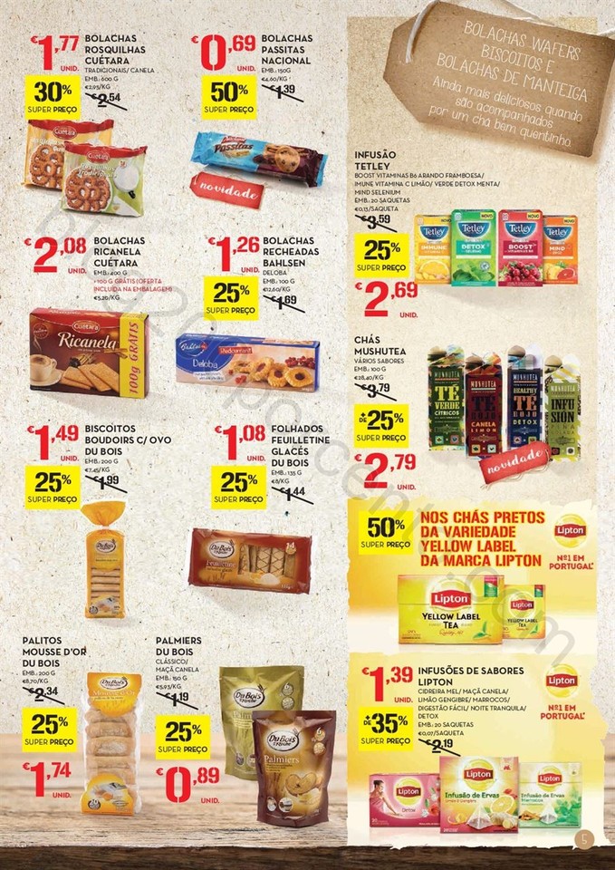 Antevisão Folheto CONTINENTE Bolachas Promoções