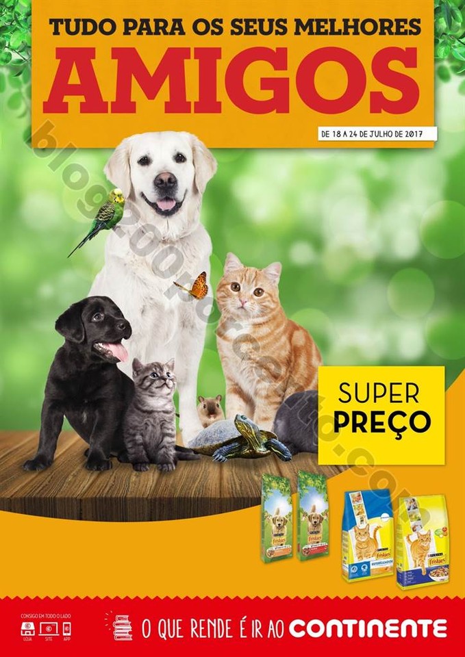 Novo Folheto CONTINENTE Pets promoções de 18 a 2
