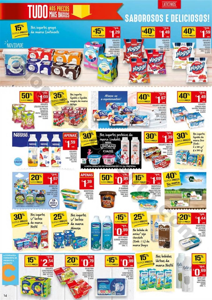 Antevisão Folheto CONTINENTE Promoções de 17 a 