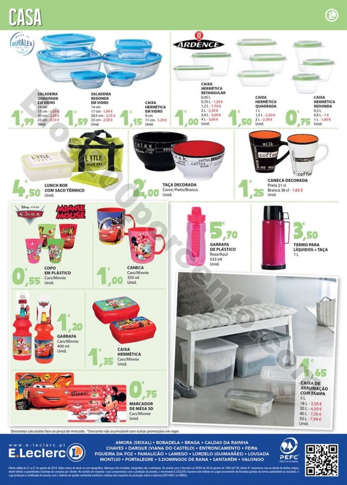 Antevisão Folheto E-LECLERC Promoções de 21 a 2