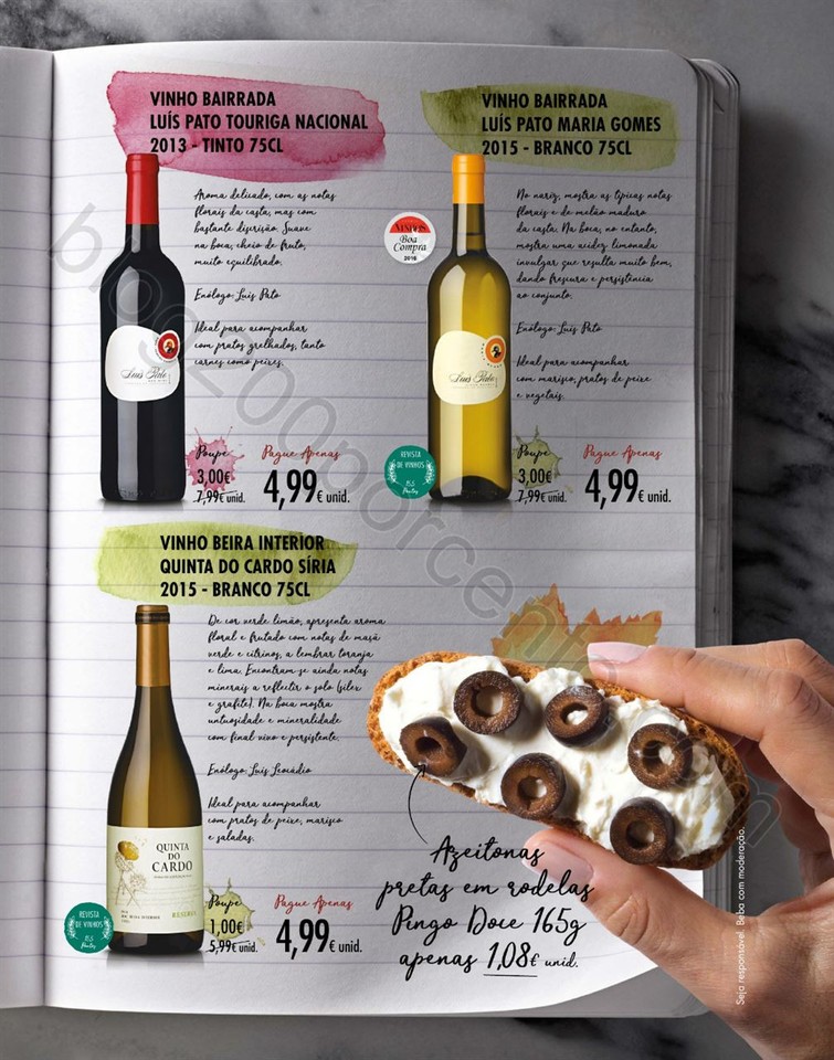 Novo Folheto PINGO DOCE Vinhos &amp; Sabores promoçõ