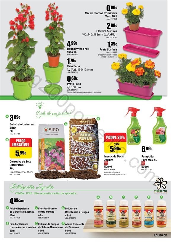 Antevisão Folheto AGRILOJA Jardim promoções de 