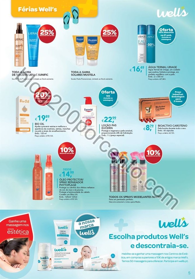 Novo Folheto WELLS promoções de 26 julho a 22 ag