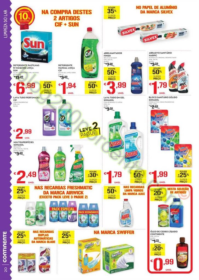 Antevisão Folheto MODELO - CONTINENTE Madeira de 