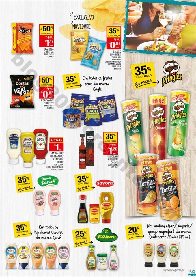 Antevisão Folheto CONTINENTE Vinhos e aperitivos 