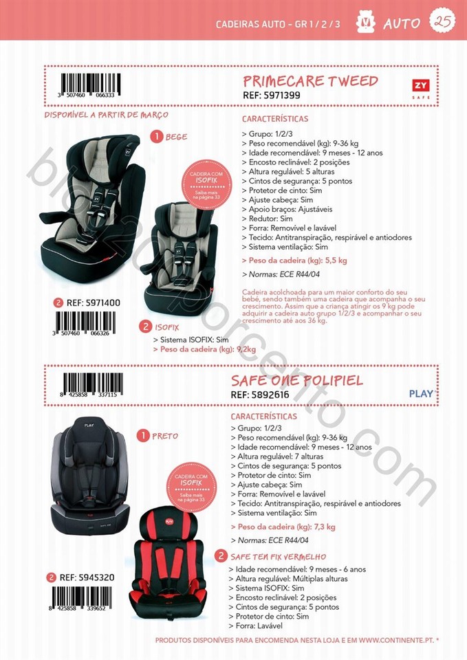 Catálogo técnico puericultura CONTINENTE Promoç