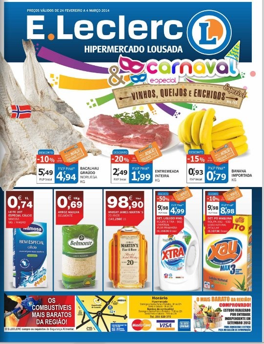 Antevisão folheto | E-LECLERC | Lousada de 24 fevereiro a 4 março