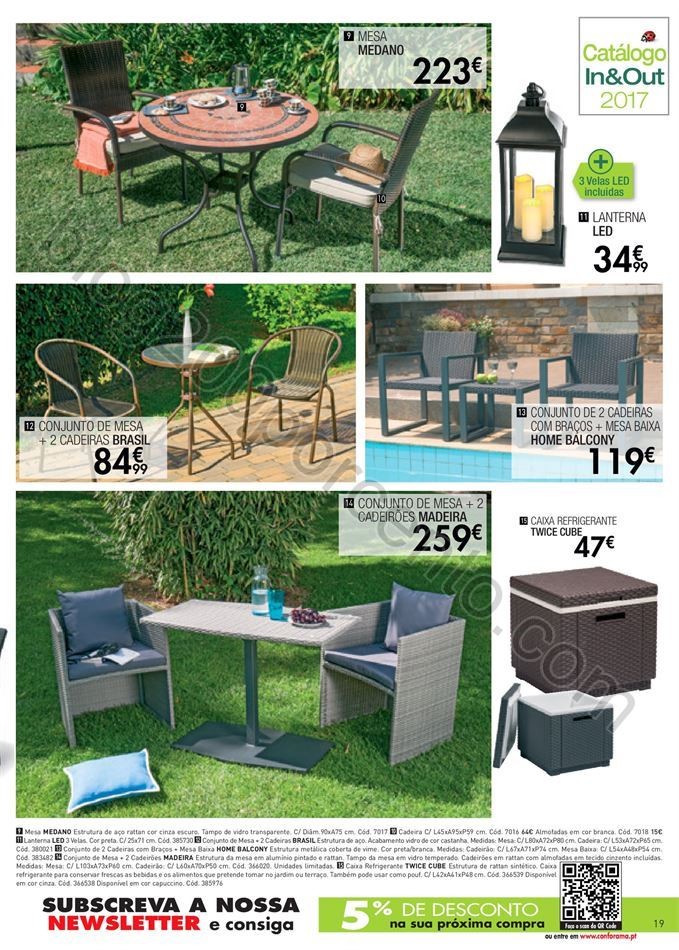 Antevisão Folheto CONFORAMA In&amp;Out de 6 abril a 2