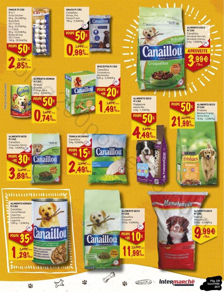 Antevisão Folheto INTERMARCHÉ Pets promoções d