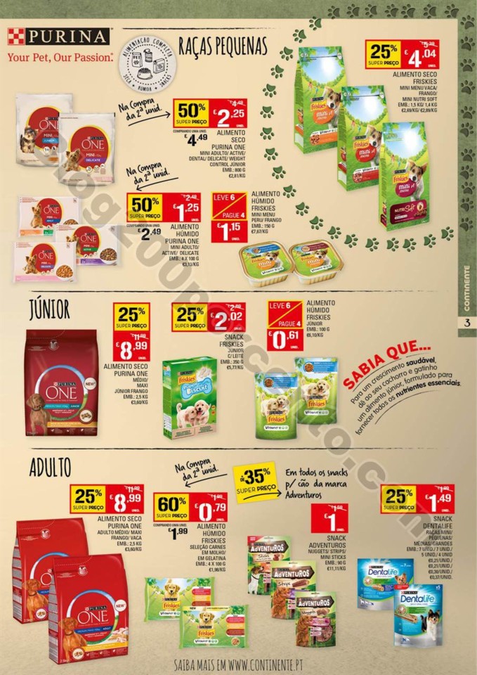 Antevisão Folheto CONTINENTE Feira animal promoç