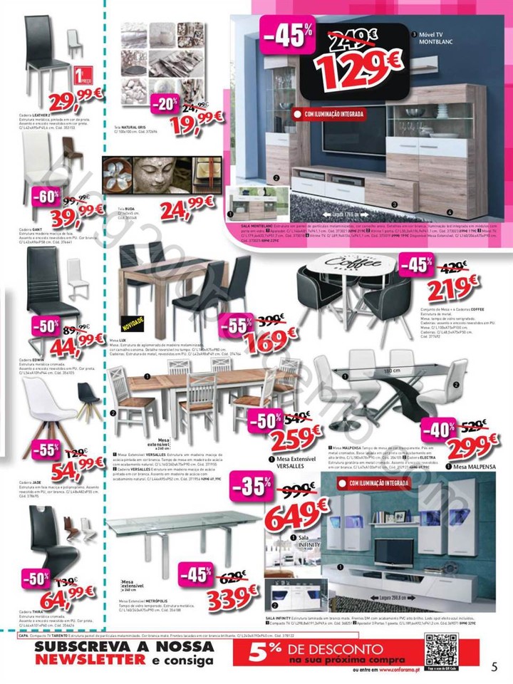 Novo Folheto CONFORAMA promoções de 8 a 29 setem