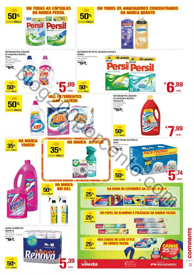 Antevisão Folheto CONTINENTE - MODELO Madeira pro