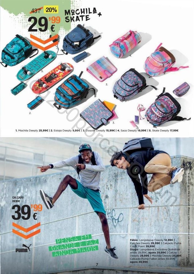 Novo Folheto SPORT ZONE Back to School 17 agosto a