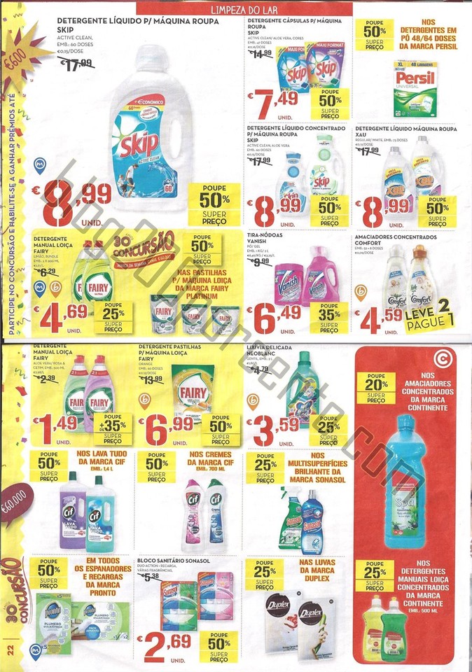 Antevisão Folheto CONTINENTE Promoções de 1 a 7