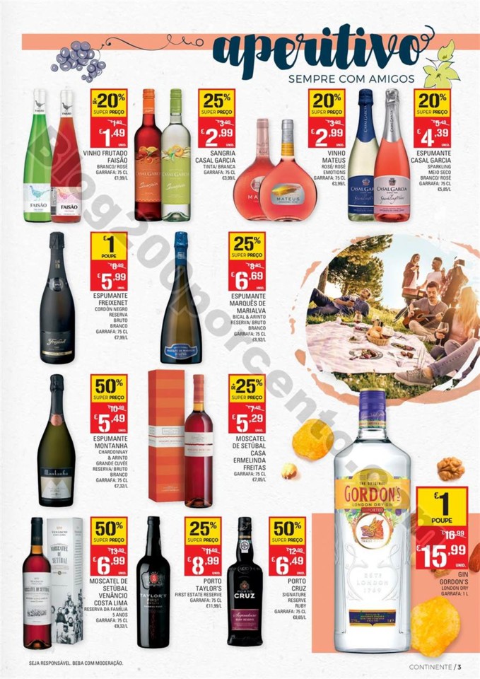Antevisão Folheto CONTINENTE Vinhos de verão pro