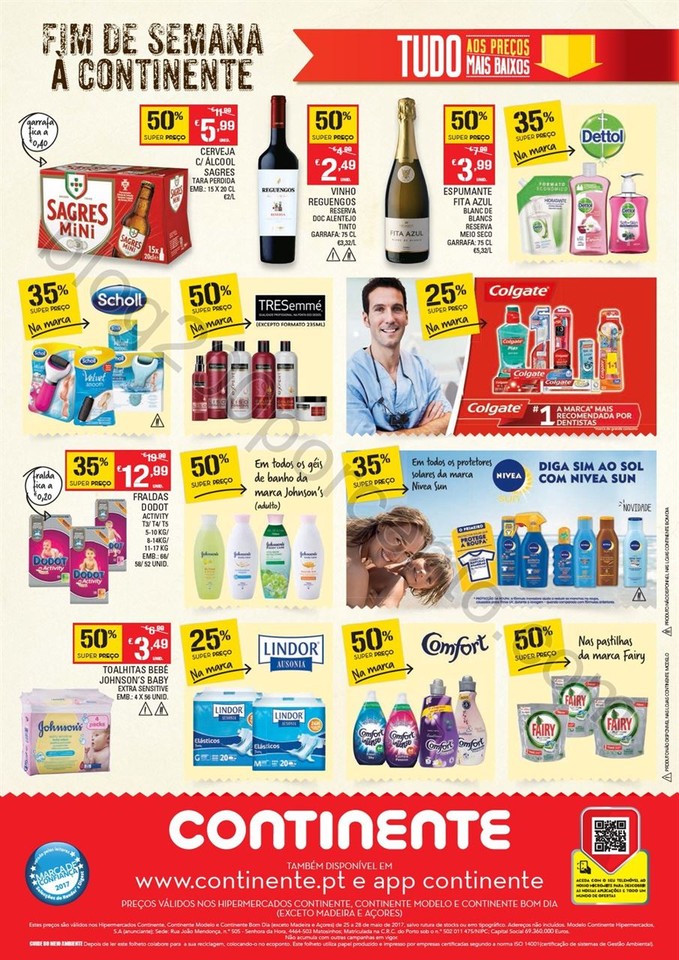 Antevisão Folheto CONTINENTE Fim de semana de 25 