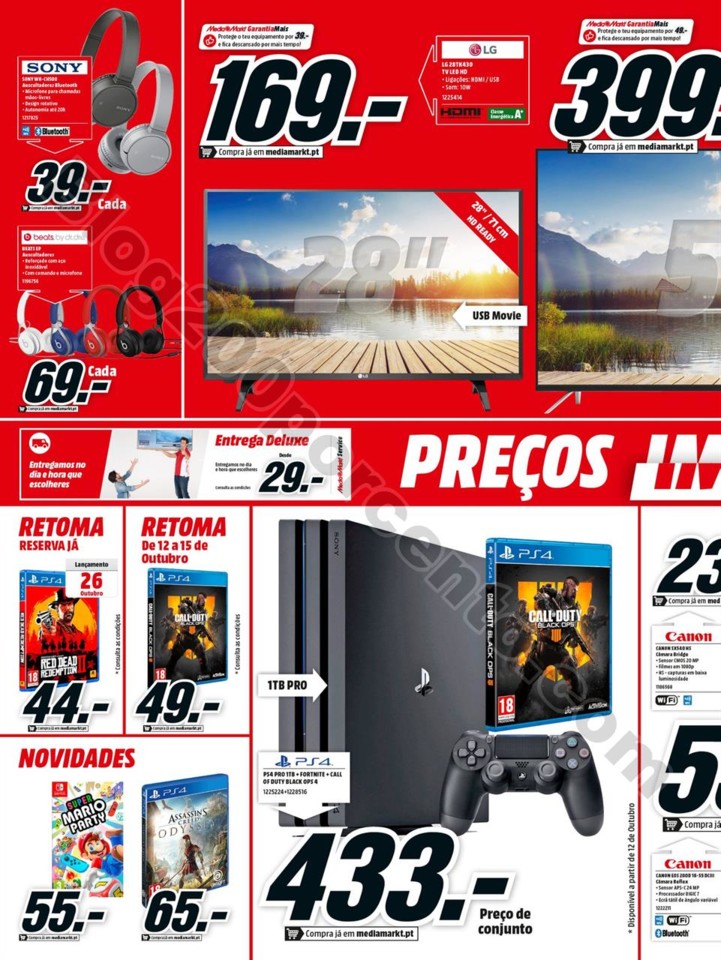 Antevisão Folheto MEDIA MARKT Promoções de 11 a