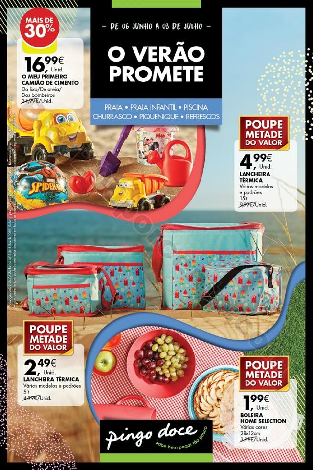 Antevisão Folheto PINGO DOCE Bazar Verão Promoç