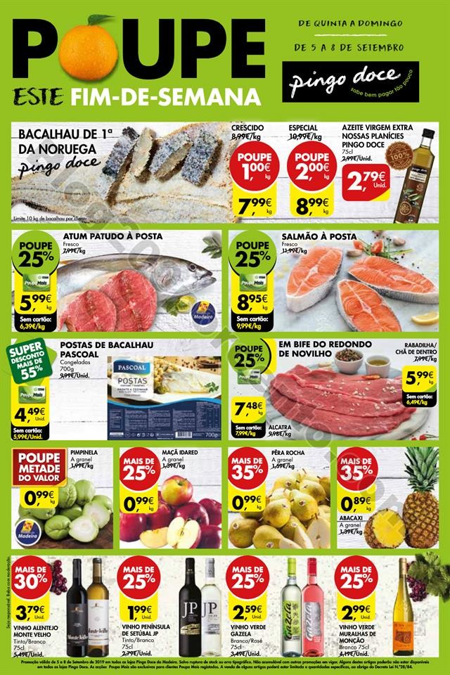 Antevisão Folheto PINGO DOCE Fim de semana Madeir