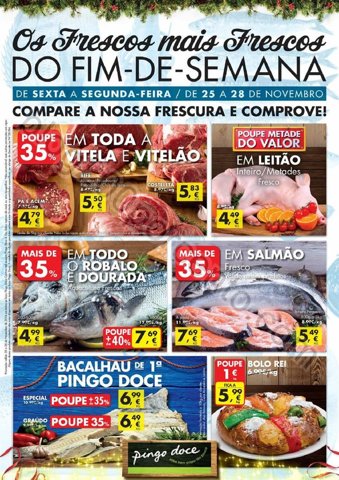 Antevisão Folheto PINGO DOCE Fim de semana de 25 