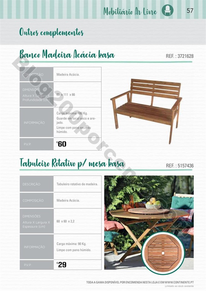 Antevisão Catálogo CONTINENTE Ar livre de 8 maio