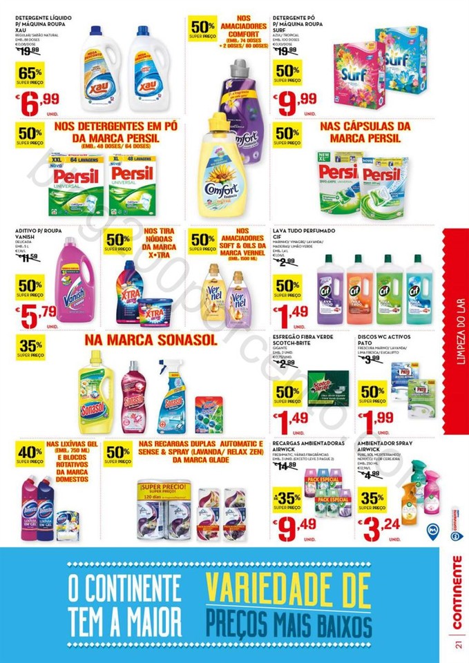 Antevisão Folheto CONTINENTE promoções de 31 ja